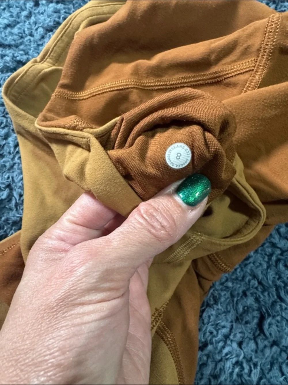 lululemon athletica Two-Tone Tan and Brown Panel Joggers